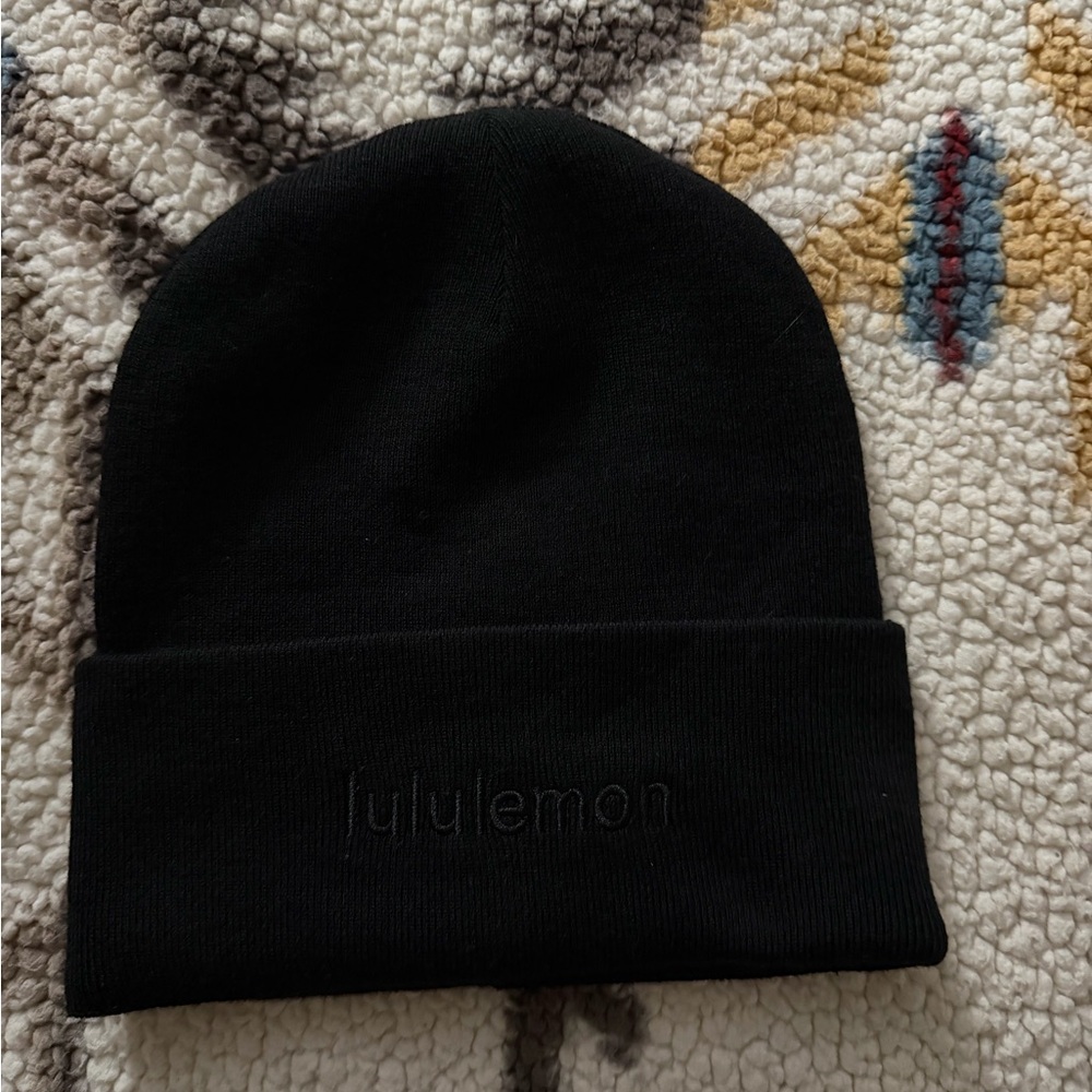 lululemon athletica Black Beanie